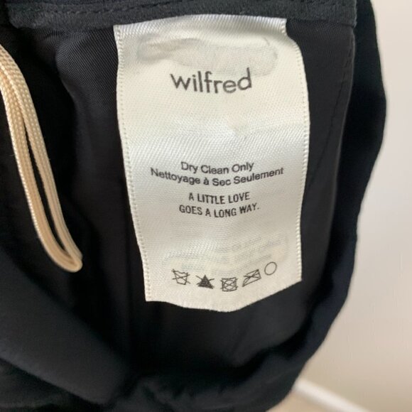 Aritizia Wilfred Trouser Darontal Pants Black Ankle Size 2 - Picture 7 of 9